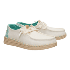 Hey Dude Womens Wendy Espadrille Hibiscus Egert Multi