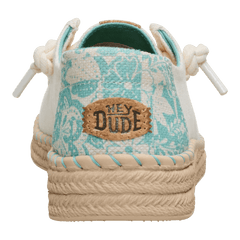 Hey Dude Womens Wendy Espadrille Hibiscus Egert Multi