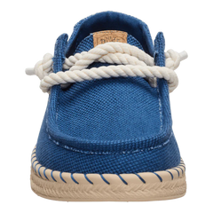 Hey Dude Womens Wendy Espadrille Hibiscus Ensign Blue