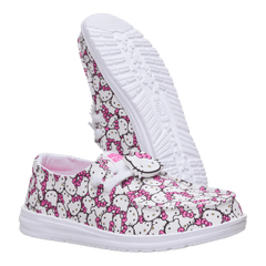 Hey Dude Womens Wendy Hello Kitty Tossed Print
