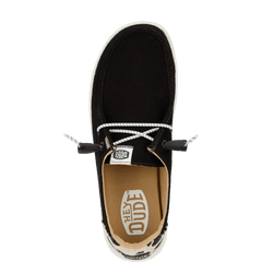 Hey Dude Womens Wendy Black Leopard