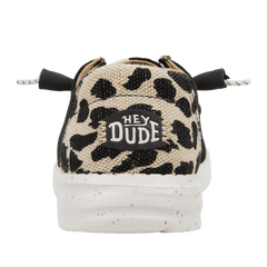 Hey Dude Womens Wendy Black Leopard