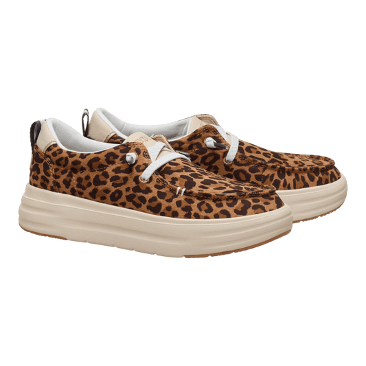 Hey Dude Womens Wendy Nova Classic Tan Leopard