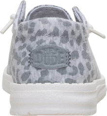 Hey Dude Womens Wendy Stretch Jersey Leopard Grey