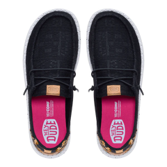 Hey Dude Womens Wendy Wildcat Black Leopard