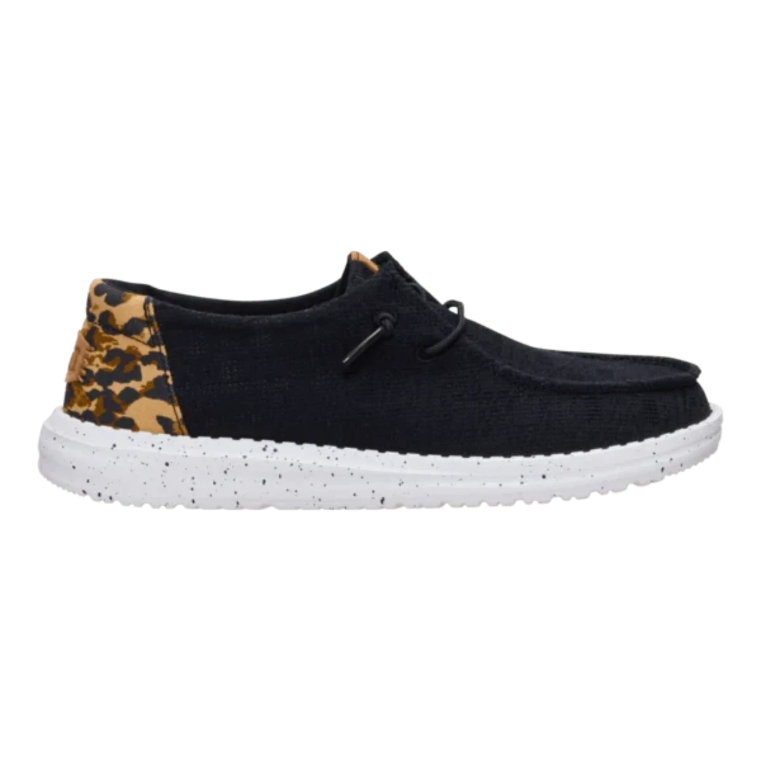 Hey Dude Womens Wendy Wildcat Black Leopard