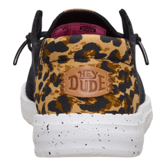 Hey Dude Womens Wendy Wildcat Black Leopard
